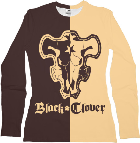 Women's Longsleeve Shirt 3D - Black Clover (Черный Клевер) 3 - Mfest