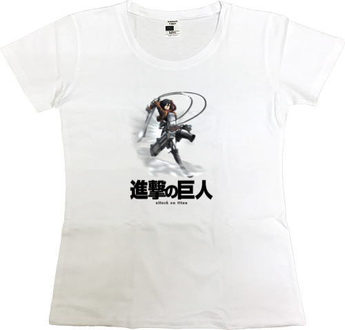 Women's Premium T-Shirt - АТАКА ТИТАНОВ (ATTACK ON TITANS) 22 - Mfest