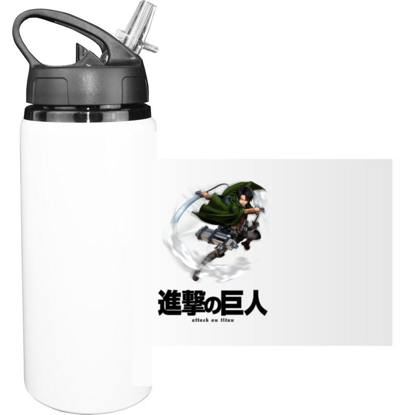 Sport Water Bottle - АТАКА ТИТАНОВ (ATTACK ON TITANS) 19 - Mfest