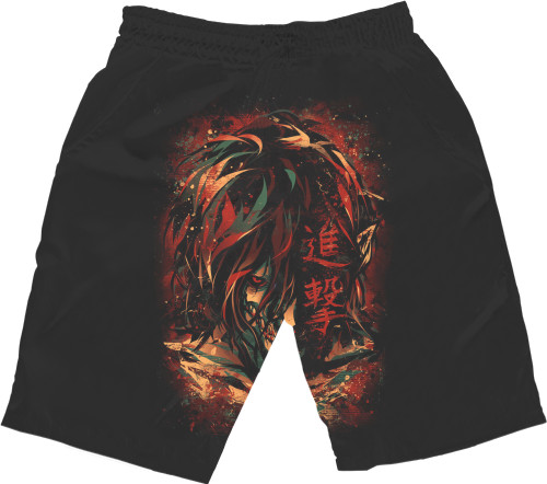 Men's Shorts 3D - АТАКА ТИТАНОВ (ATTACK ON TITANS) 14 - Mfest