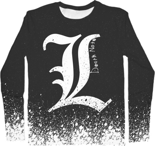 Men's Longsleeve Shirt 3D - DEATH NOTE (9) - Mfest