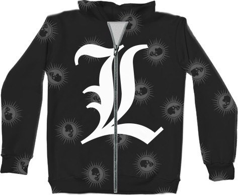 Unisex Zip-through Hoodie 3D - DEATH NOTE (10) - Mfest