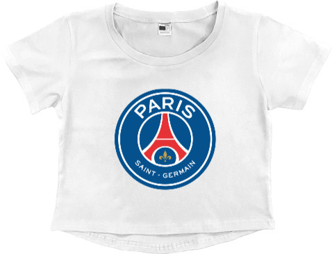 Women's Cropped Premium T-Shirt - Paris Saint-Germain - Mfest