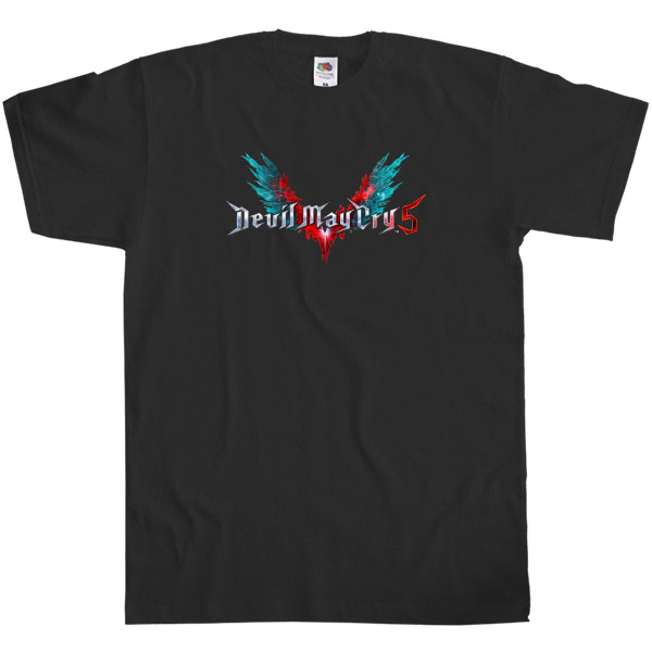 Men's T-Shirt Fruit of the loom - devil may cry 5 лого - Mfest