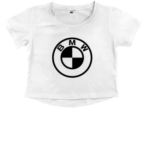 Kids' Premium Cropped T-Shirt - BMW (6) - Mfest