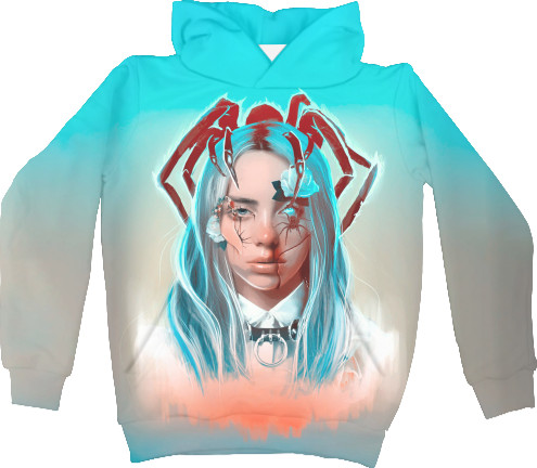 Unisex Hoodie 3D - Billie Eilish (16) - Mfest