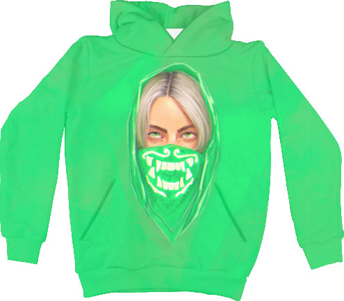 Unisex Hoodie 3D - Billie Eilish (15) - Mfest