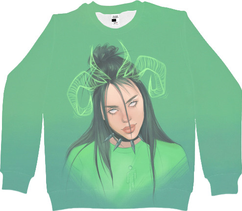 Men's Sweatshirt 3D - Billie Eilish (10) - Mfest