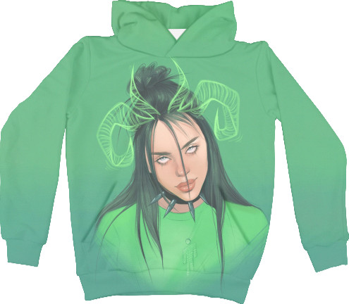 Unisex Hoodie 3D - Billie Eilish (10) - Mfest