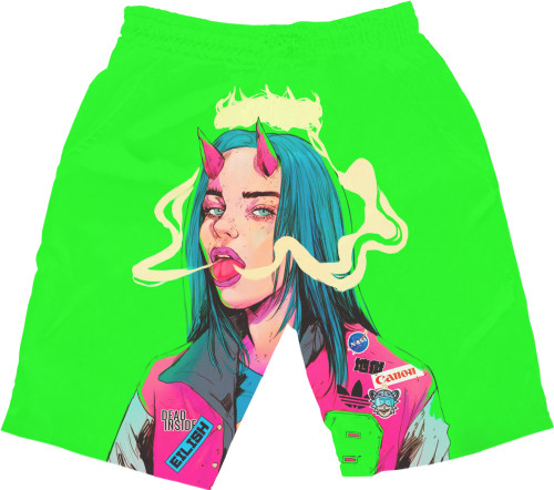 Men's Shorts 3D - Billie Eilish (13) - Mfest