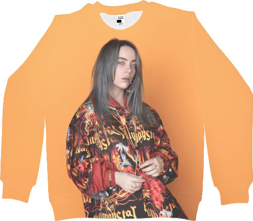 Men's Sweatshirt 3D - Billie Eilish (8) - Mfest