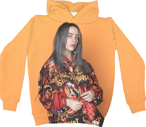 Худі 3D Унісекс - Billie Eilish (8) - Mfest