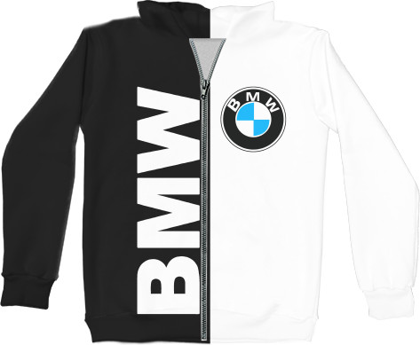 Kids' Zip-through Hoodie 3D - BMW (6) - Mfest