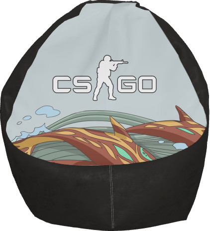 Bean Bag Chair - CS GO - Aquamarine Revenge - Mfest