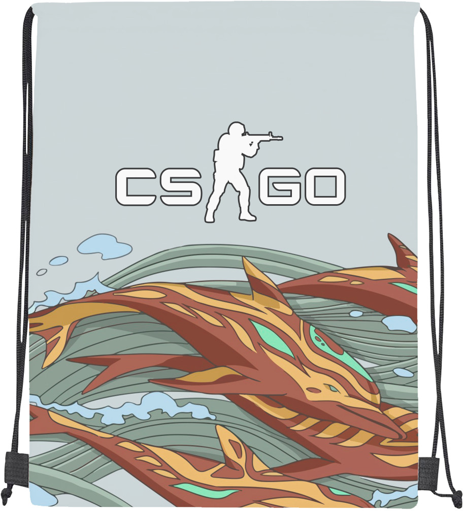 Drawstring Bag - CS GO - Aquamarine Revenge - Mfest