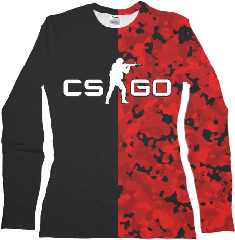 Women's Longsleeve Shirt 3D - CS GO (6) - Mfest