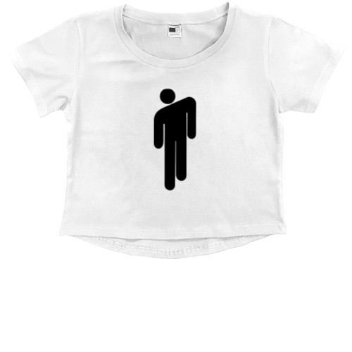 Kids' Premium Cropped T-Shirt - Billie Eilish (13) - Mfest