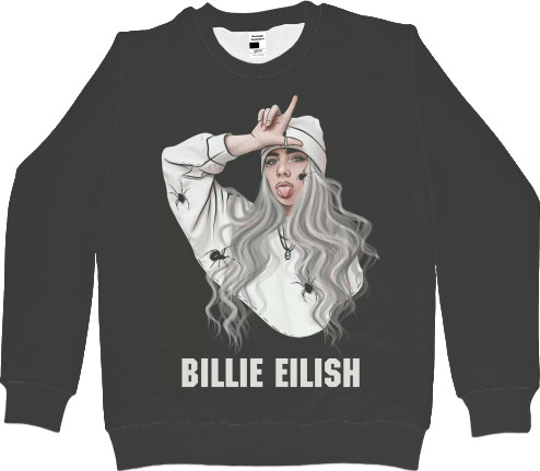 Men's Sweatshirt 3D - Billie Eilish (7) - Mfest