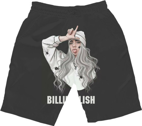 Men's Shorts 3D - Billie Eilish (7) - Mfest