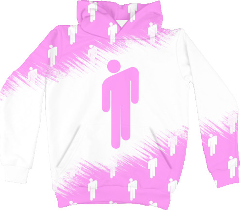 Kids' Hoodie 3D - Billie Eilish (6) - Mfest