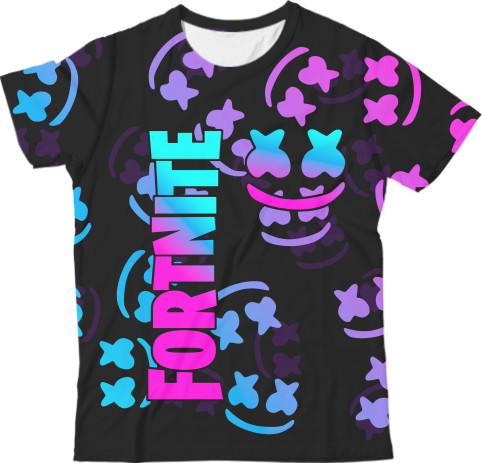 Kids' T-Shirt 3D - Marshmello (10) - Mfest