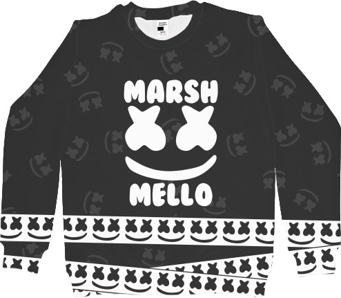 Women's Sweatshirt 3D - MARSHMELLO (8) - Mfest