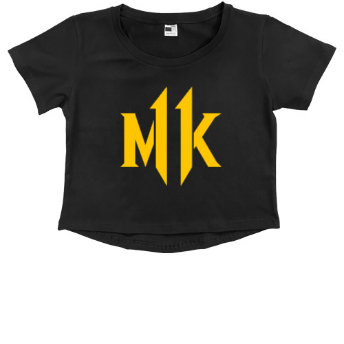 Kids' Premium Cropped T-Shirt - MORTAL KOMBAT (13) - Mfest