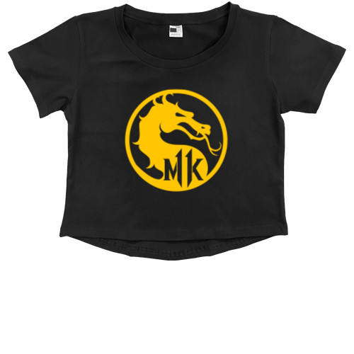 Kids' Premium Cropped T-Shirt - MORTAL KOMBAT (12) - Mfest