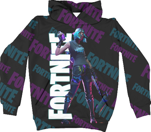 Kids' Hoodie 3D - Fortnite (5) - Mfest