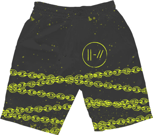 Men's Shorts 3D - Twenty One Pilots (18) - Mfest