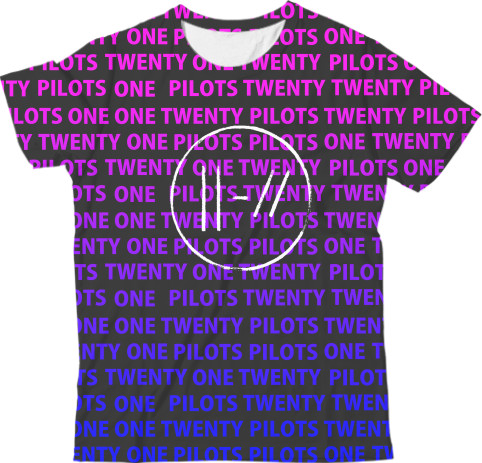 Twenty one Pilots - Kids' T-Shirt 3D - Twenty One Pilots (15) - Mfest