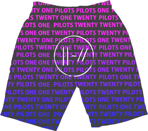 Men's Shorts 3D - Twenty One Pilots (15) - Mfest