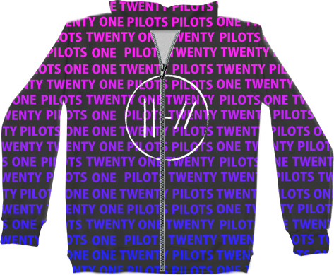 Twenty one Pilots - Unisex Zip-through Hoodie 3D - Twenty One Pilots (15) - Mfest