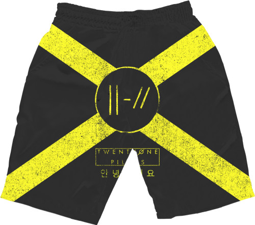 Men's Shorts 3D - Twenty One Pilots (13) - Mfest