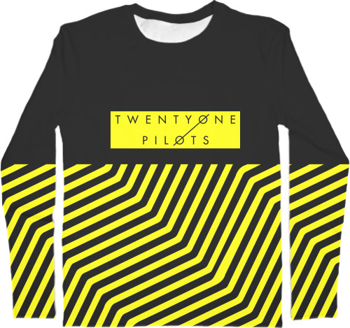 Kids' Longsleeve Shirt 3D - Twenty One Pilots (11) - Mfest