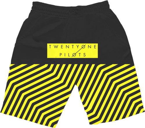 Men's Shorts 3D - Twenty One Pilots (11) - Mfest