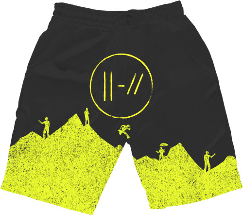 Men's Shorts 3D - Twenty One Pilots (8) - Mfest