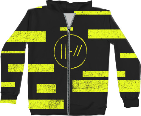 Unisex Zip-through Hoodie 3D - Twenty One Pilots (5) - Mfest