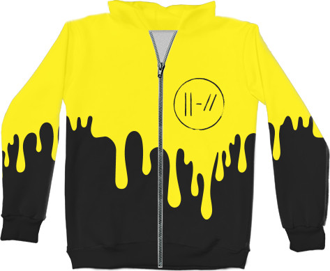 Unisex Zip-through Hoodie 3D - Twenty One Pilots (4) - Mfest