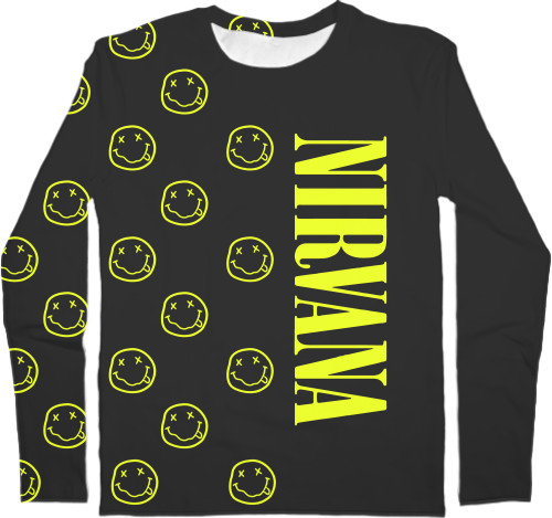 Kids' Longsleeve Shirt 3D - NIRVANA (15) - Mfest