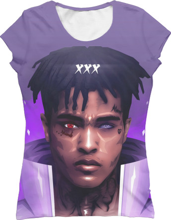 Women's T-Shirt 3D - XXXTENTACION (14) - Mfest