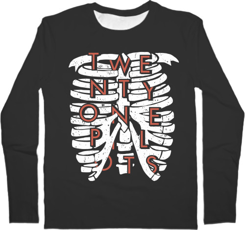 Men's Longsleeve Shirt 3D - Twenty One Pilots (2) - Mfest