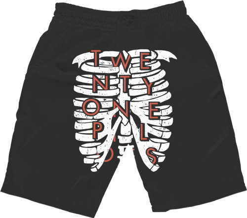 Men's Shorts 3D - Twenty One Pilots (2) - Mfest