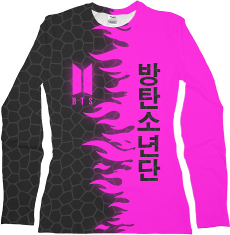 Women's Longsleeve Shirt 3D - BTS (6) - Mfest