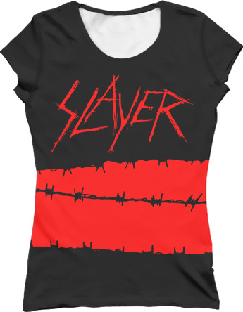 Women's T-Shirt 3D - SLAYER  (10) - Mfest