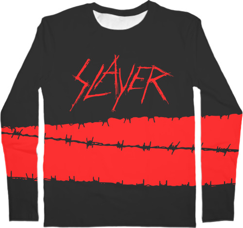 Men's Longsleeve Shirt 3D - SLAYER  (10) - Mfest