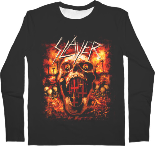 Men's Longsleeve Shirt 3D - SLAYER  (5) - Mfest