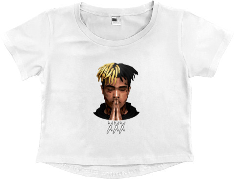 Women's Cropped Premium T-Shirt - XXXTENTACION (XXX) - Mfest