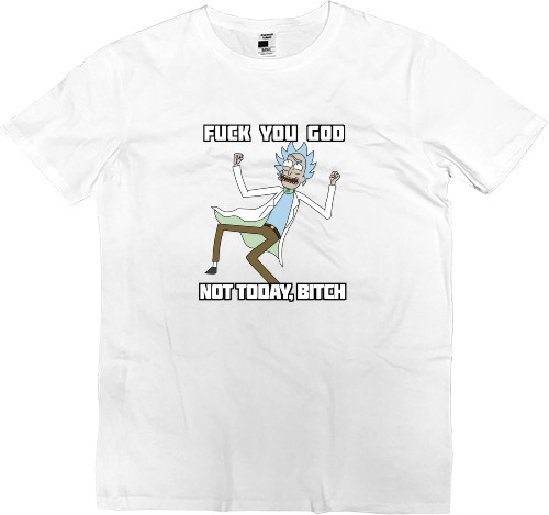 Men’s Premium T-Shirt - Rick and God - Mfest