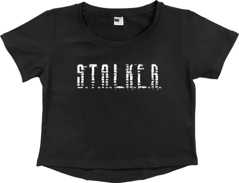 Women's Cropped Premium T-Shirt - Stalker (4) - Mfest